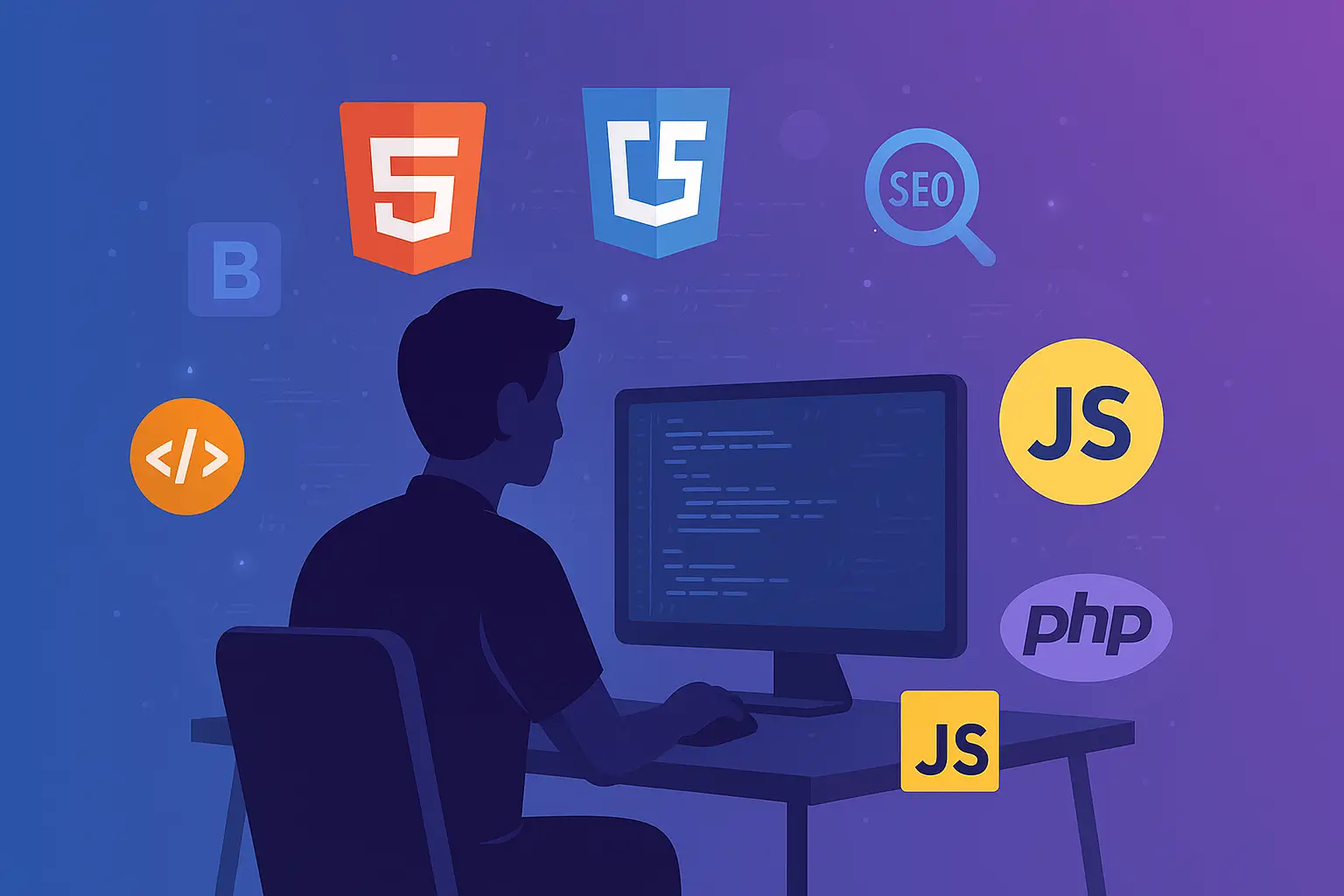 Illustration développeur web